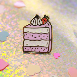 limited edition happy cake enamel pin!