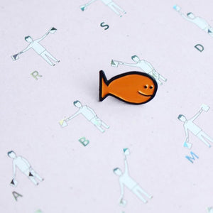 münsters: bloop enamel pin